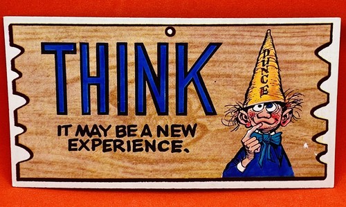 Vintage wacky plak think - plak, #35